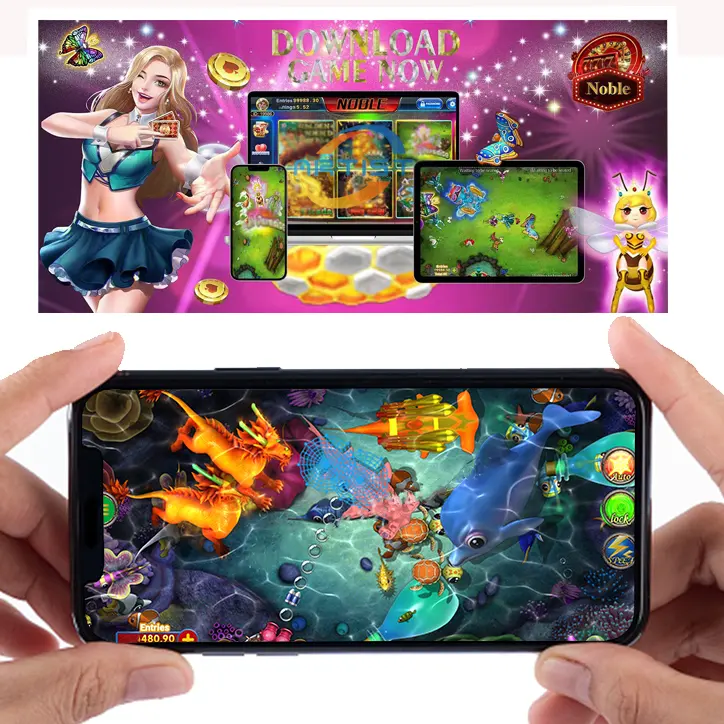 Popolare vendita calda attraente Online gioco di pesce Multi Gameroom nobile Lucky star pesce Online gioco App