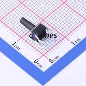 TSC016A09026A Tactile Switch Through hole Component (THT)-4P,4.5x4.5mm Switch Round Button 2.6N Through Hole 4.5mm - Product Image 2