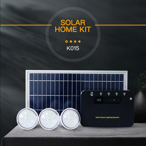 8W Panneau kit Solaires Pour <span class=keywords><strong>La</strong></span> Maison Lampe Solaire Lumiere Pour 4 Chambres - Product Image 6