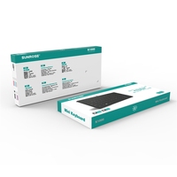 Nuevo suministro de fábrica: teclado para portátil de tamaño completo personalizado, de plástico ABS, con cable USB 2.0, K1000