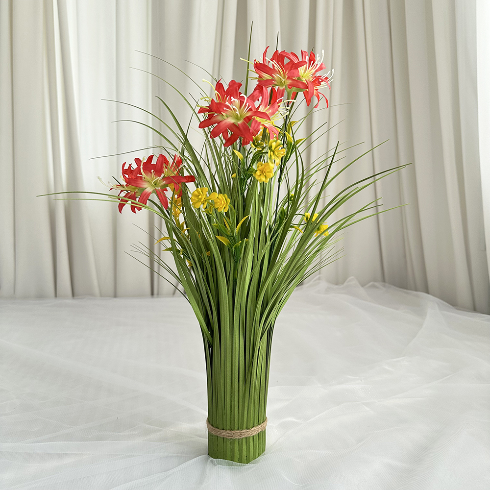 3 Lirios araña rojos