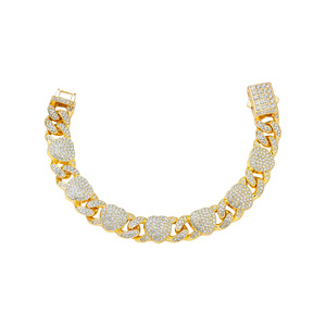 Hot Selling Popular Design Heart Shaped Chain Bracelet Hiphop Retro Style Men's Alloy Bracelet Fashion Jewelry Wholesale - Product Image 6