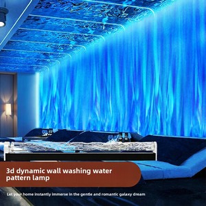 Projecteur mural LED à ondulations d'eau 3D dynamiques, indice de protection <span class=keywords><strong>IP65</strong></span>, construction en aluminium, pour hôtel, restaurant, KTV, ambiance - Product Image 5