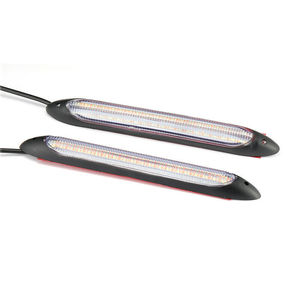 Bán Buôn 15.5Cm Linh Hoạt <span class=keywords><strong>DRL</strong></span> <span class=keywords><strong>LED</strong></span> Strip Xe Ban Ngày Chạy Ánh Sáng Tự Động Đèn Pha Trắng Lần Lượt Tín Hiệu Vàng Dòng Chảy Đèn 12V <span class=keywords><strong>DRL</strong></span> - Product Image 5