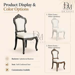 Vintage PP Wood Grain Shield Back Upholstered Wedding <b>Chair</b> Banquet <b>Chair</b> for Event Rental Wholesale - Product Image 2