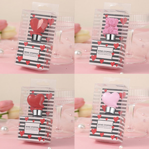 Bouchon de bouteille en alliage en forme de cœur, bouchon de bouteille hermétique pour mariage, cadeau de la Saint-Valentin - Product Image 1