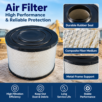 Filtre à air Caterpillar 7C-1571 371-1806 AH5502 3412C 7C1571 B125011 10000-57057 pour groupe électrogène, pièces détachées pour moteur diesel