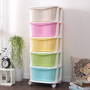 IMODE Meilleures Commodes de Rangement en Plastique Multifonctionnelles de Qualité Supérieure, Commodes à Tiroirs Colorées en Plastique - Product Image 2