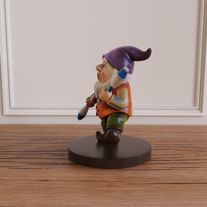 Statua di Gnomo Divertente in Resina Personalizzata, Decorazione da Giardino, Figurina Espressiva di Nano Dipinta a Mano, Novità in Poliresina OEM all'Ingrosso - Product Image 5