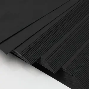 50 חבילה כיתה AA שחור קרטון A4 נייר 300gsm עובי שחור נייר כרטיס