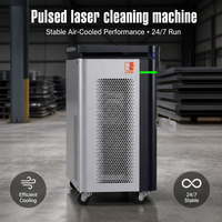Machine de nettoyage au laser portable 200W, refroidie par air, nettoyeur laser pulsé pour l'aluminium, l'acier inoxydable, le cuivre et l'acier au carbone