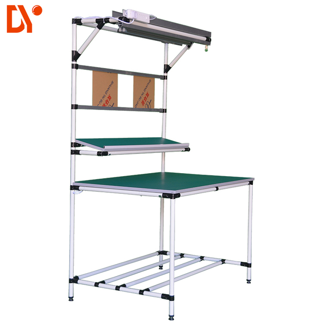 DIYA Mobile Workbench Workstations for Warehouse Assembly Line Use with Comfortable Height Adjustment New 6-Month Warranty 50kg