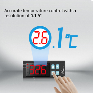 Termostato Digital para Incubación de Huevos con Pantalla LCD de Plástico y Control de Precisión de 0.1 Grados, Incubadora de Huevos EW-JX1002, Nido para Aves - Product Image 2
