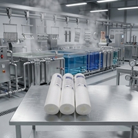Cartouche filtrante en PP vierge soufflé à chaud pour la filtration des liquides de peinture et de revêtement