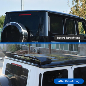 Panneau décoratif arrière en fibre de carbone pour mise à niveau de voiture 2002-2016, état neuf, compatible avec Mercedes AMG G63 W464 - Product Image 2