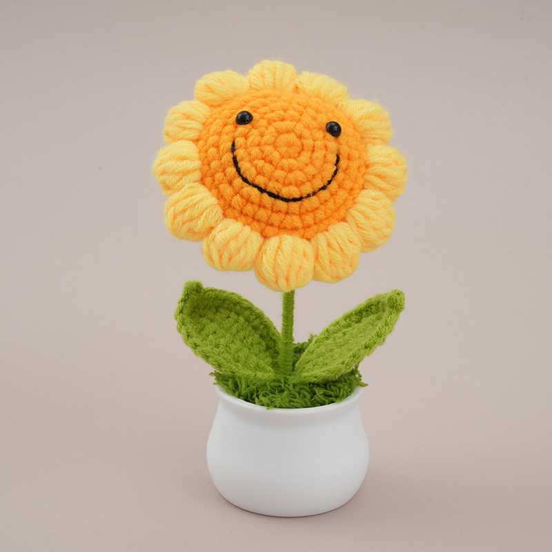 7 circles-12 petals-smiley sunflower