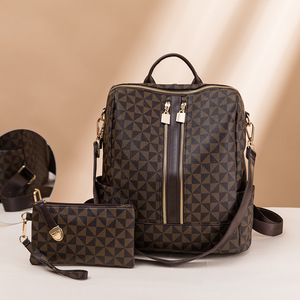 Wholesale New Korean Style Printed Women <b>Backpacks</b> Convertible Large Capacity Travel <b>Ladies</b> Fashion Casual College Shoulder Bags - Product Image 5