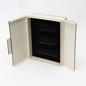 Luxury Custom Printed Relievo Slide Flip Book Shaped Hard <b>Cardboard</b> <b>Box</b> UV Finish Eco-Friendly Custom Logo Packaging Solution - Product Image 2