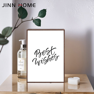 Jinn cornice <span class=keywords><strong>in</strong></span> <span class=keywords><strong>legno</strong></span> fatta a mano con Design classico per tavolo o appesa a parete Display Logo personalizzabile - Product Image 6