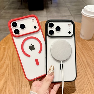 เคสแม่เหล็กสำหรับ <span class=keywords><strong>iPhone</strong></span> 11 12 <span class=keywords><strong>13</strong></span> 14 15 16 17 <span class=keywords><strong>Pro</strong></span> Max หลายสี หลายรุ่น MOQ ต่ำ ขายส่งจากโรงงาน ฝาครอบอะคริลิกใส - Product Image 1
