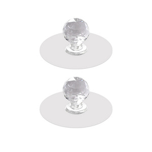 Furniture Handle And Knob Round Pvc Cabinet Drawer Door Easy Installation Minimalist Design - Product Image 5
