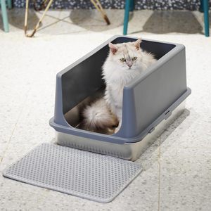 New Trend Stainless Steel <b>Cat</b> Litter <b>Box</b>-Extra Large High Sided Easy Clean 20L Capacity Automatic Cleaning Smart Monitoring <b>Cat</b> - Product Image 4