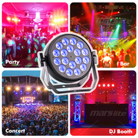 Projecteur PAR 18*10W RGBW 4-en-1 pour scène, discothèque, bar, KTV, éclairage DJ