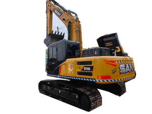 Pelle hydraulique sur chenilles d'occasion SANY SY215C à Shanghai d'occasion avec pompe à moteur à composants de base - Product Image 2