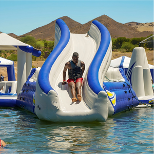 Nouveauté : Toboggan aquatique gonflable et structure d'escalade pour lacs et piscines - Product Image 3