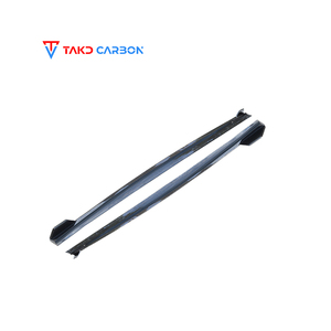 Servicio de OEM y ODM Faldas laterales de fibra de carbono seco tejido de carbono de sarga 3K para <span class=keywords><strong>AUDI</strong></span> A7 <span class=keywords><strong>A7L</strong></span> S7 C8 2019-2023 - Product Image 3