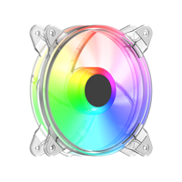 Noyau de glace prix bas 120mm muet grand Volume d'air 8-9 perles de lampe ordinateur boîtier Pc ventilateur refroidisseur coloré Rgb Argb ventilateur de refroidissement