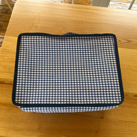 Ensemble de 6 sacs de rangement de voyage à carreaux bleus, organisateur de vêtements pour valise 6-en-1, lot de 5 pièces, entrepôt GA
