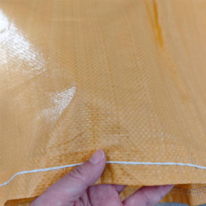 Sacs tissés en polypropylène de haute qualité de couleur jaune de 25 kg et 50 kg pour le riz, la farine et les céréales - Product Image 3