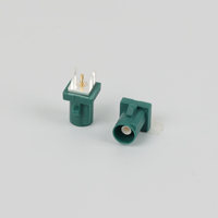 Conectores Fakra Impermeables, Conectores de Borde de Tarjeta, Conectores de Cable de Antena, Conectores de Crimpado, Codificación por Colores, Contacto de Latón Niquelado SMD