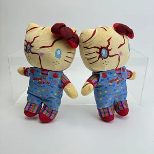 Offre Spéciale – Peluche KT d'<span class=keywords><strong>Halloween</strong></span> de 8 pouces, jouet en peluche chat, décoration de bouquet, fournitures de fête, poupées en peluche Chucky <span class=keywords><strong>pour</strong></span> <span class=keywords><strong>Halloween</strong></span> - Product Image 2