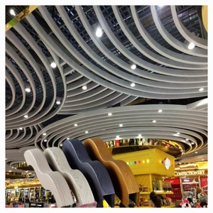 Pannello Fonoassorbente Moderno Curvo in Lega di Alluminio a Nido d'Ape, Ignifugo, con Rivestimento in Polvere <span class=keywords><strong>per</strong></span> Uso Esterno e Interno - Product Image 2