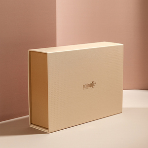 Custom Rigid Cardboard Large Big Magnet Cosmetic Packaging Black Paper Gift <b>Box</b> With Logo - Product Image 5