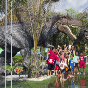 Dinosaurio Animatrónico Móvil Gigante para Parque Temático, Disfraces de Dinosaurio Animatrónico Personalizados - Product Image 5