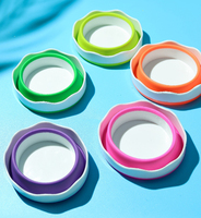 Pliable Mini Portable En Plastique Tasse À Eau Pliable Peinture Seau À Laver Bassin Silicone Verres pour La Maison ou Le Studio