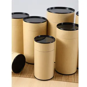 High Quality Eco-friendly Cardboard Custom Design Tea Coffee Container Packaging Food Paper Tube