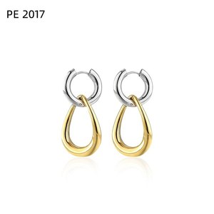 เอมี่ เอมี่ แฟชั่นต่างหูทรงหยดน้ำชุบทองสำหรับผู้หญิงเครื่องประดับอินเทรนด์ PE2017 - Product Image 1