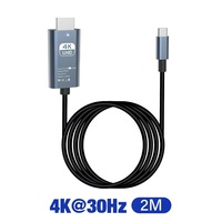 4K 60Hz tipo C HDTV Adaptador convertidor USB C a HDTV macho Cable de vídeo para Macbook laptop Tablet