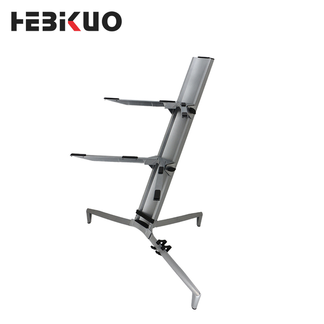 HEBIKUO Z-80 Professional Wholesale 2 Tier Best Keyboard Stand for Sale Christmas Keyboard Instruments Accessories