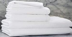 Serviettes blanches Grand Villa Hotel, serviettes en tissu éponge brodé, rectangulaires, luxe, toutes saisons, pour adultes, lavables en machine, écologiques - Product Image 3