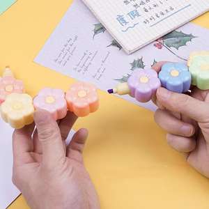 Großhandel 48 Stück/Boxen Hot Back to School Heiße Fluoreszenz Gel schreiber Anime Cool Beauty Kt Studenten Briefpapier Etiketten stifte - Product Image 2