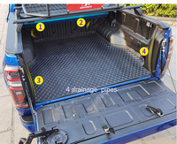 Garde-robe rétractable en aluminium, 50 pièces, tube de haute qualité, couverture de Tonneau à rouler pour accessoires de camion