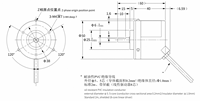 Nouvel encodeur rotatif incrémental optique 1600ppr, diamètre extérieur 50mm, arbre de 8mm, sortie triphasée ABZ, alimentation CC 5-24V