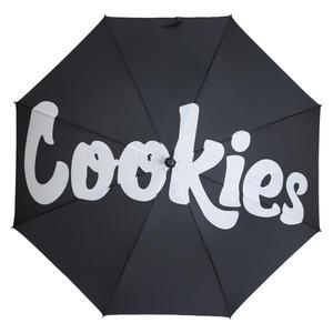 Parapluie de golf imprimé personnalisé avec logo blanc pour hommes à impression coupe-vent automatique en Chine - Product Image 1