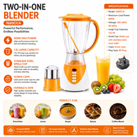 Mixeur Haute Puissance avec Lames en Acier Inoxydable, Broyeur Multi-Vitesses, Préparateur de Smoothies et Jus, Sans BPA, pour Cuisine Domestique, Vente en Gros