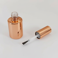 Échantillon Gratuit – Flacons Cylindriques Vides en Verre de 15 ml pour Gel Polish, avec Bouchon à Vis, Sérigraphie, Marquage à Chaud, pour Rouge à Lèvres, Huile à Ongles, OEM